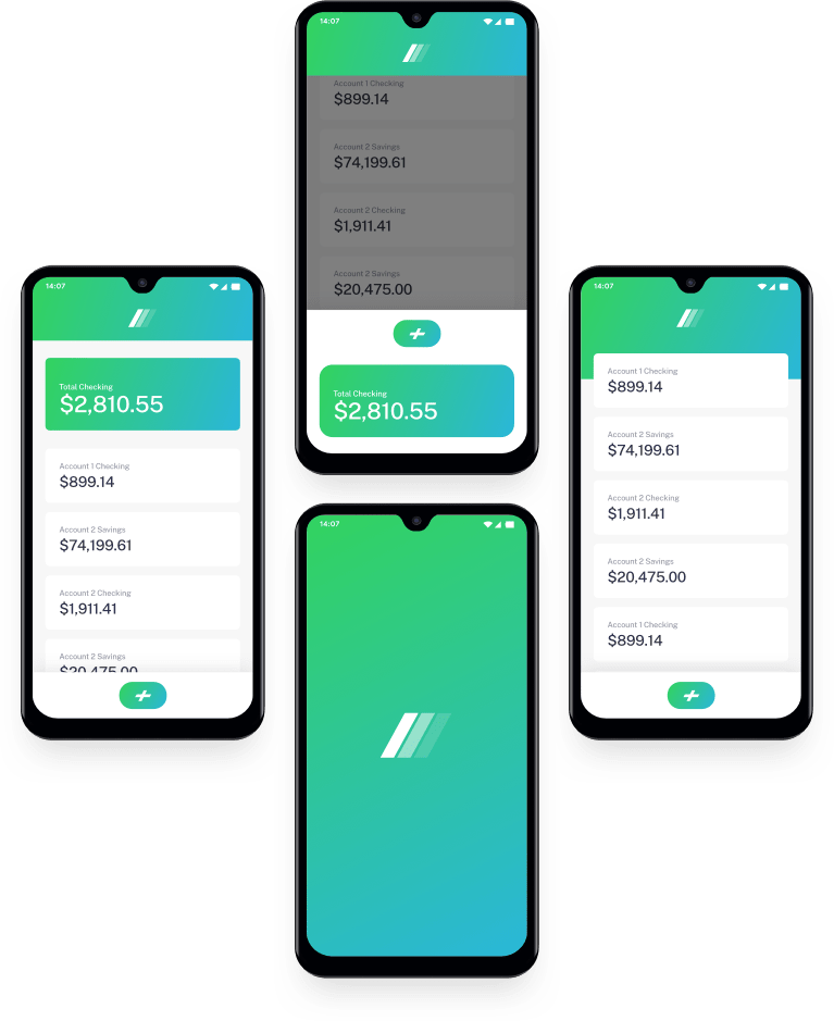 Easybank app mock ups